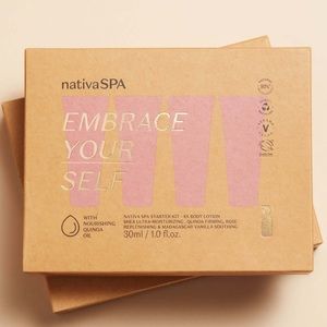 $5 for $25 | nativaSPA Moisturizer Starter Set | Full Size | NWB